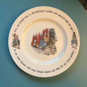 Peter Rabbit Wedgewood Beatrix Potter Plate